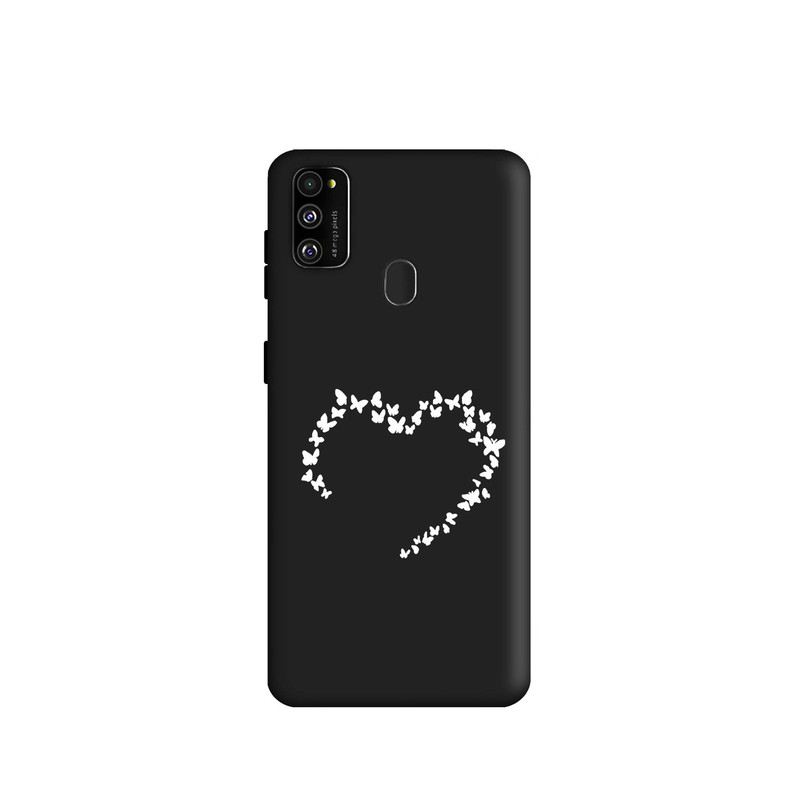 کاور قاب گارد طرح قلب پروانه ای کد s8387 مناسب برای گوشی موبایل سامسونگ Galaxy M21 / M30s