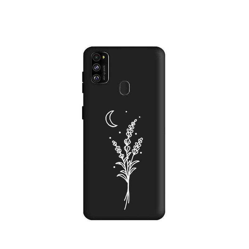 کاور قاب گارد طرح گل و ماه کد s8390 مناسب برای گوشی موبایل سامسونگ Galaxy M21 / M30s