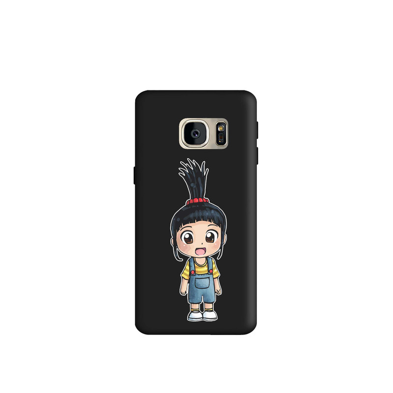 کاور طرح دختر ناز کد s4748 مناسب برای گوشی موبایل سامسونگ Galaxy S7 Edge