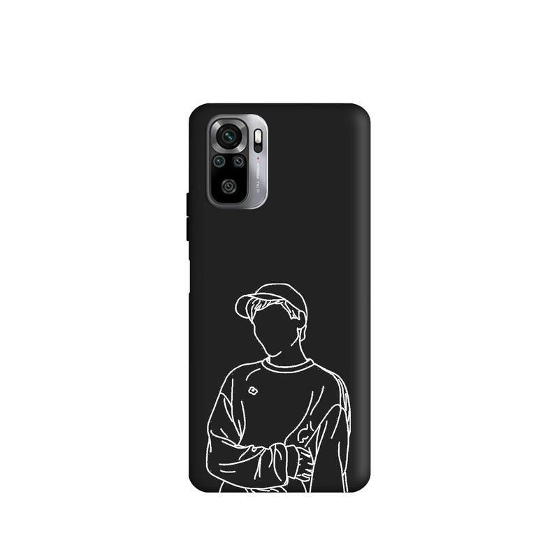 کاور طرح مینیمال پسرانه کد u2205 مناسب برای گوشی موبایل شیائومی Redmi Note10 4G / Redmi Note10 Lite