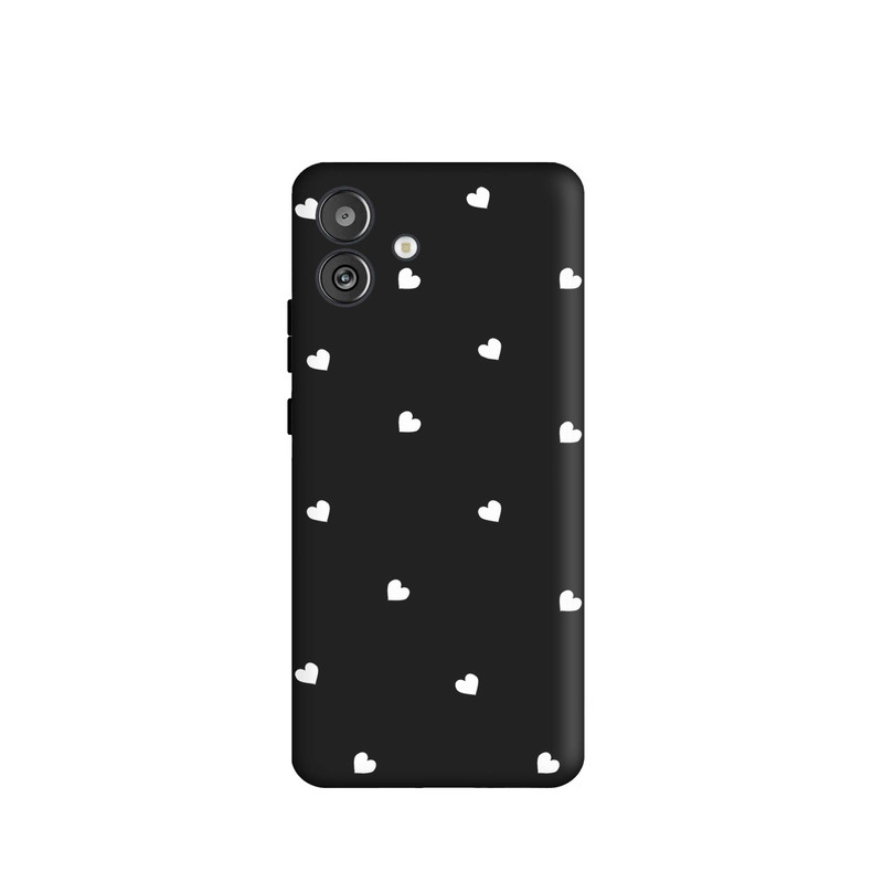 کاور قاب گارد طرح قلب سفید کد s10671 مناسب برای گوشی موبایل سامسونگ Galaxy M13 5G / A04