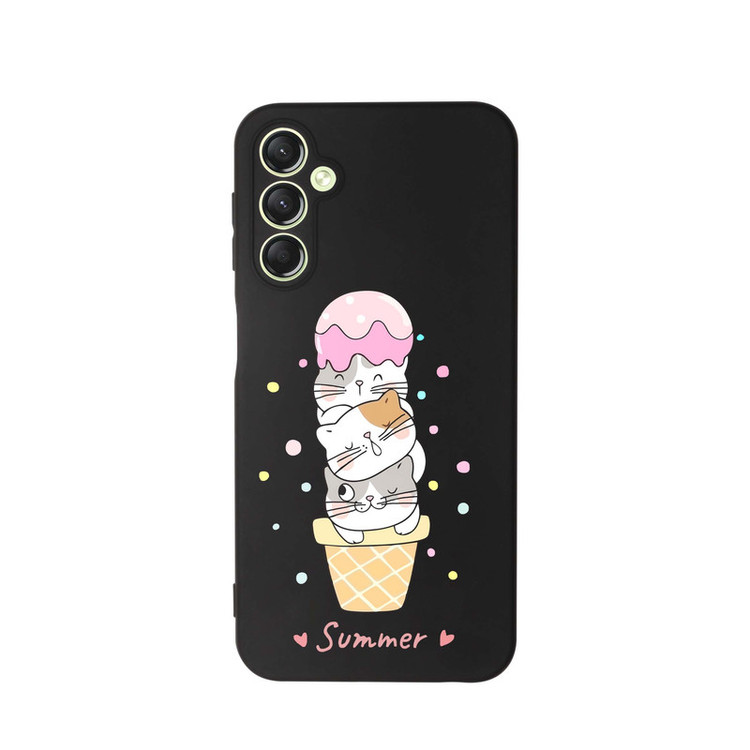کاور قاب گارد طرح بستنی گربه ای کد s7655 مناسب برای گوشی موبایل سامسونگ Galaxy A54