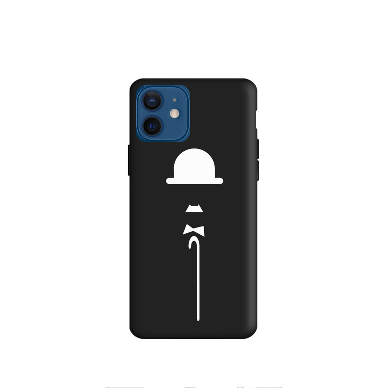 کاور طرح چارلی چاپلین کد s3534 مناسب برای گوشی موبایل اپل iPhone 12pro / 12