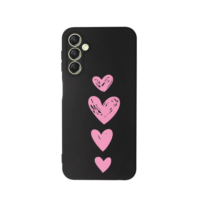 کاور قاب گارد طرح قلب صورتی کد s10430 مناسب برای گوشی موبایل سامسونگ Galaxy A15