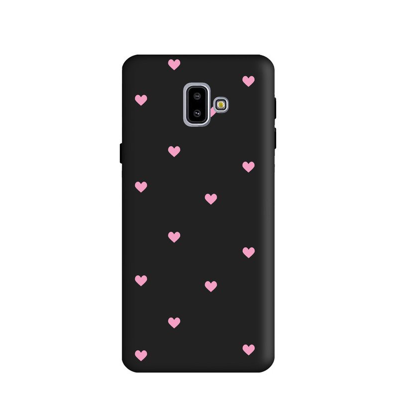 کاور طرح قلب صورتی کد y3614 مناسب برای گوشی موبایل سامسونگ galaxy J6plus