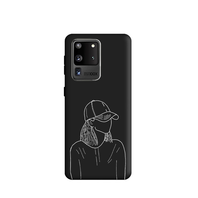کاور طرح دخترانه مینیمال کد y6627 مناسب برای گوشی موبایل سامسونگ Galaxy S20 Ultra