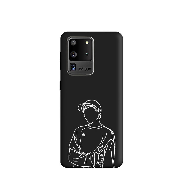 کاور طرح مینیمال پسرانه کد y6676 مناسب برای گوشی موبایل سامسونگ Galaxy S20 Ultra