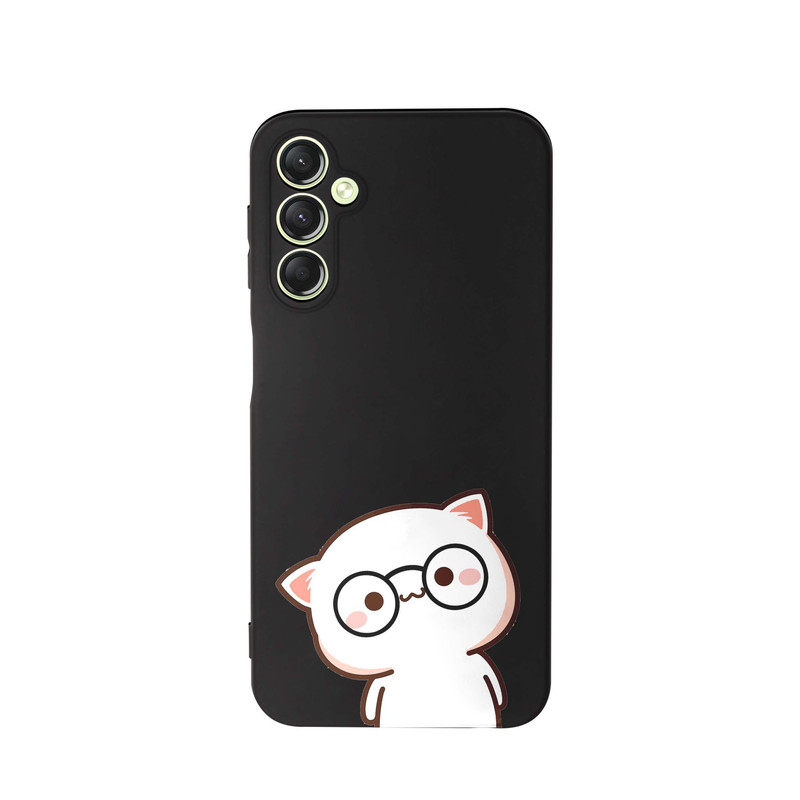 کاور طرح گربه فانتزی دخترانه کد s4098 مناسب برای گوشی موبایل سامسونگ Galaxy A34