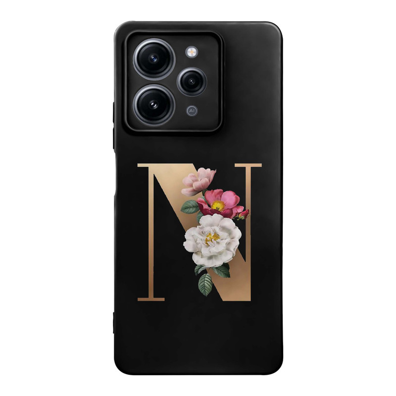 کاور قاب گارد طرح حرف N کد s11193 مناسب برای گوشی موبایل شیائومی Redmi 12