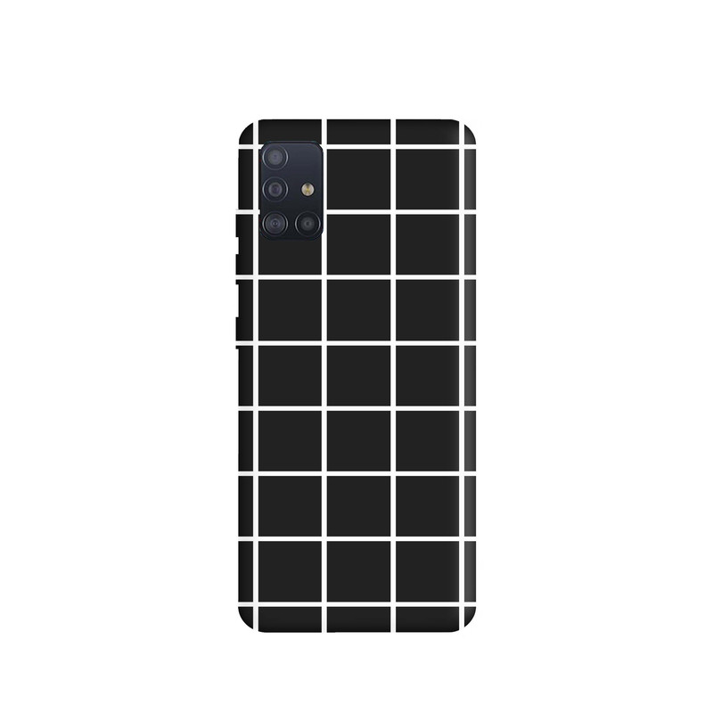 کاور قاب گارد طرح چهارخونه کد s8083 مناسب برای گوشی موبایل سامسونگ Galaxy A51
