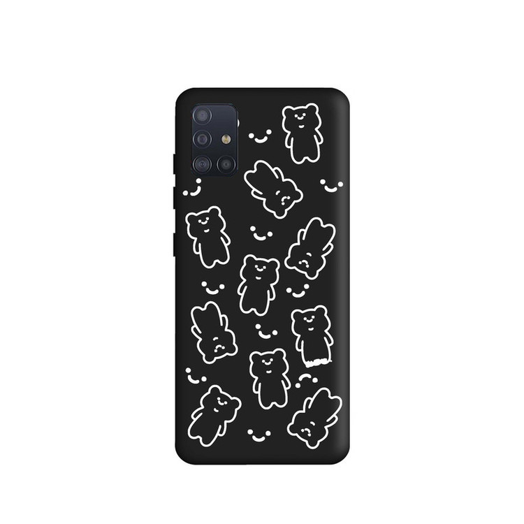 کاور قاب گارد طرح خرسی کد s8084 مناسب برای گوشی موبایل سامسونگ Galaxy A51