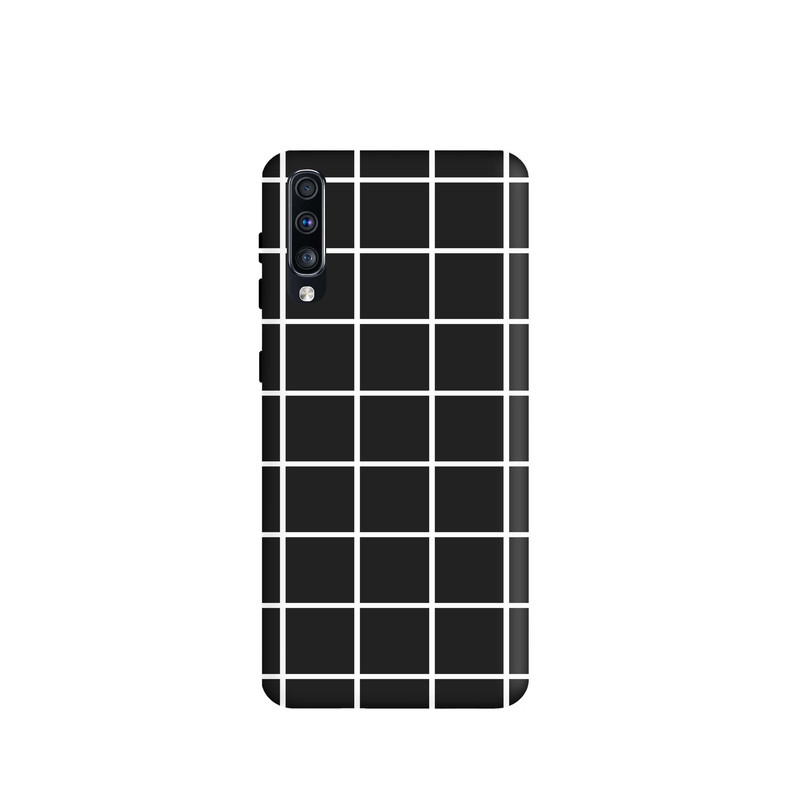 کاور قاب گارد طرح چهارخونه کد s8013 مناسب برای گوشی موبایل سامسونگ Galaxy A70 / A70s