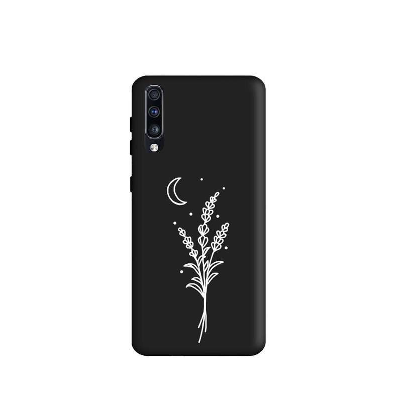 کاور قاب گارد طرح گل و ماه کد s8020 مناسب برای گوشی موبایل سامسونگ Galaxy A70 / A70s