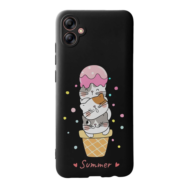 کاور قاب گارد طرح بستنی گربه ای کد s11612 مناسب برای گوشی موبایل سامسونگ Galaxy A05
