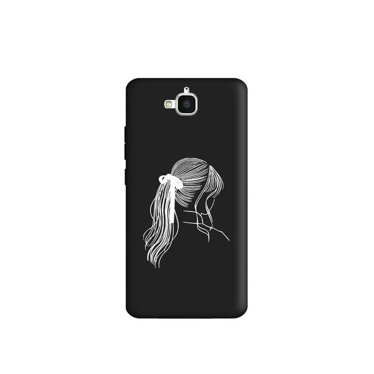 کاور طرح دخترانه مینیمال کد u2658 مناسب برای گوشی موبایل هوآوی Y6 pro