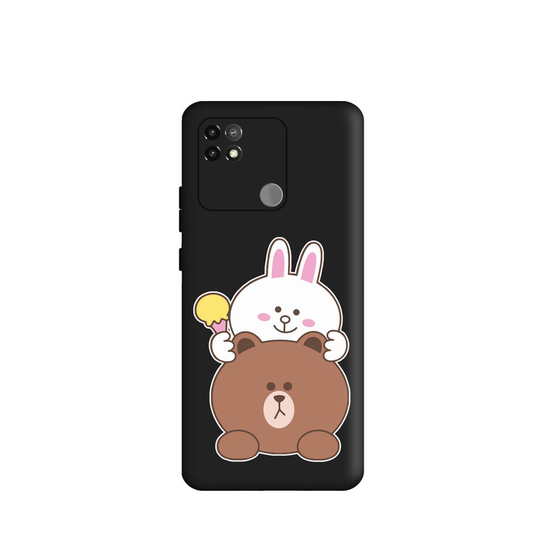 کاور قاب گارد طرح خرگوشی و خرسی کد s9651 مناسب برای گوشی موبایل شیائومی Poco C40 / Redmi 10C