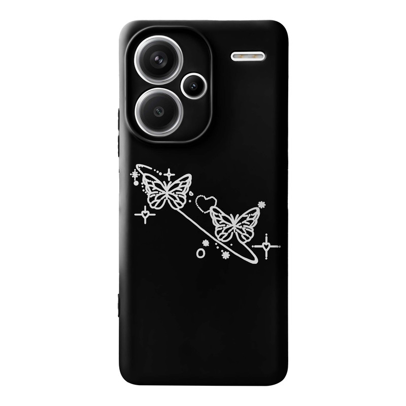 کاور قاب گارد طرح پروانه ای کد s12334 مناسب برای گوشی موبایل شیائومی Redmi Note 13 Pro Plus