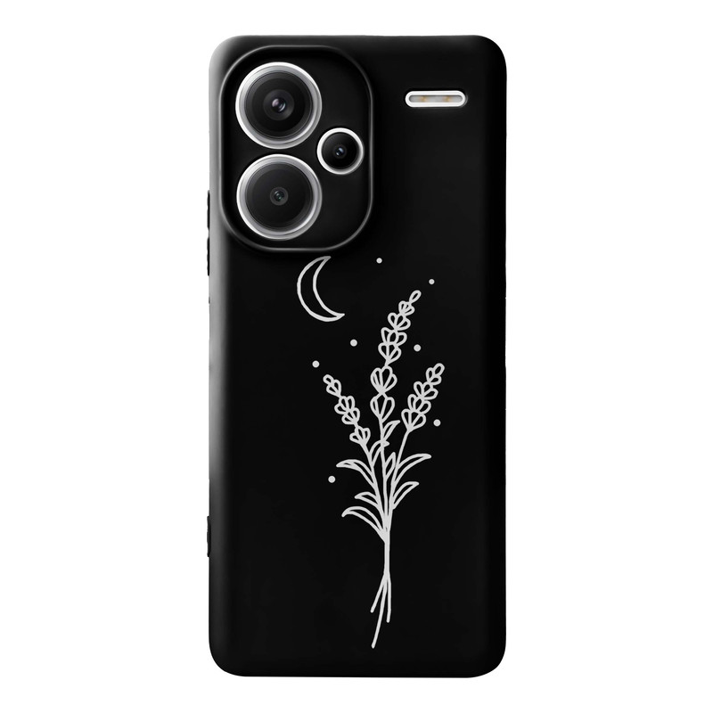 کاور قاب گارد طرح گل و ماه کد s12342 مناسب برای گوشی موبایل شیائومی Redmi Note 13 Pro Plus