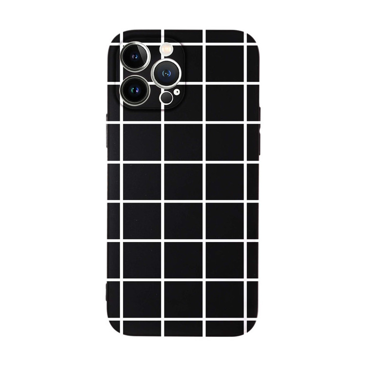 کاور قاب گارد طرح چهارخونه کد s12345 مناسب برای گوشی موبایل اپل iphone 15 Pro