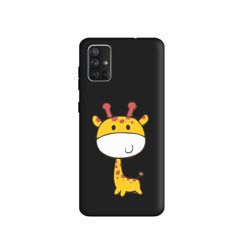 کاور طرح زرافه فانتزی کد 860 مناسب برای گوشی موبایل سامسونگ Galaxy A71