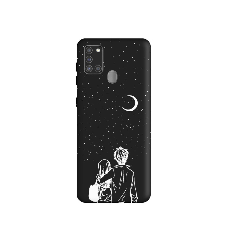 کاور طرح عاشقانه مینیمال کد 1184 مناسب برای گوشی موبایل سامسونگ Galaxy A21s