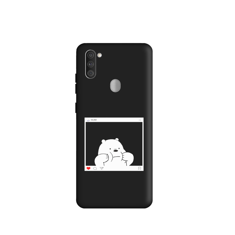 کاور طرح خرس کله فندقی کد u5539 مناسب برای گوشی موبایل سامسونگ Galaxy A11