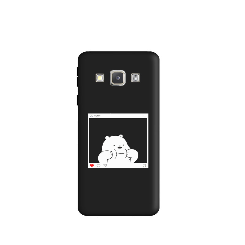 کاور طرح خرس کله فندقی کد y1749 مناسب برای گوشی موبایل سامسونگ Galaxy A7 2015 / A700