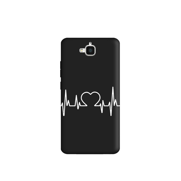 کاور طرح ضربان قلب کد u2665 مناسب برای گوشی موبایل هوآوی Y6 pro