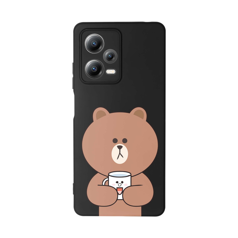 کاور قاب گارد طرح خرس لاین کد s11443 مناسب برای گوشی موبایل شیائومی Redmi Note 12 5G