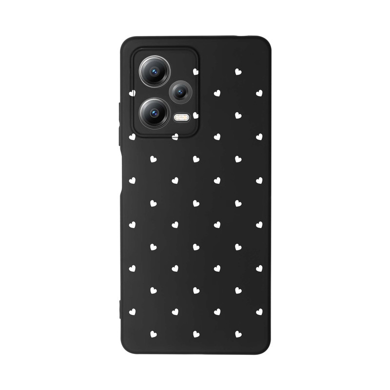 کاور قاب گارد طرح قلب سفید کد s11465 مناسب برای گوشی موبایل شیائومی Redmi Note 12 5G