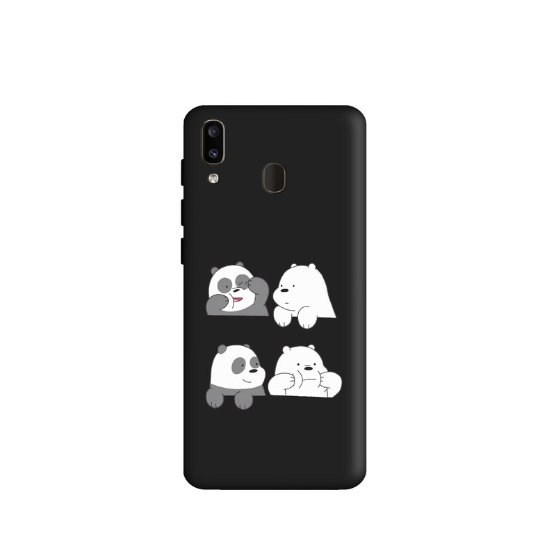 کاورطرح خرس کله فندقی کد u5442 مناسب برای گوشی موبایل سامسونگ Galaxy A20E