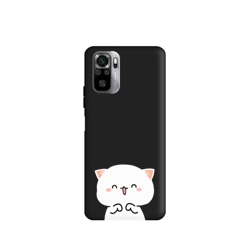 کاور طرح گربه دخترانه کد u2185 مناسب برای گوشی موبایل شیائومی Redmi Note10 4G / Redmi Note10 Lite