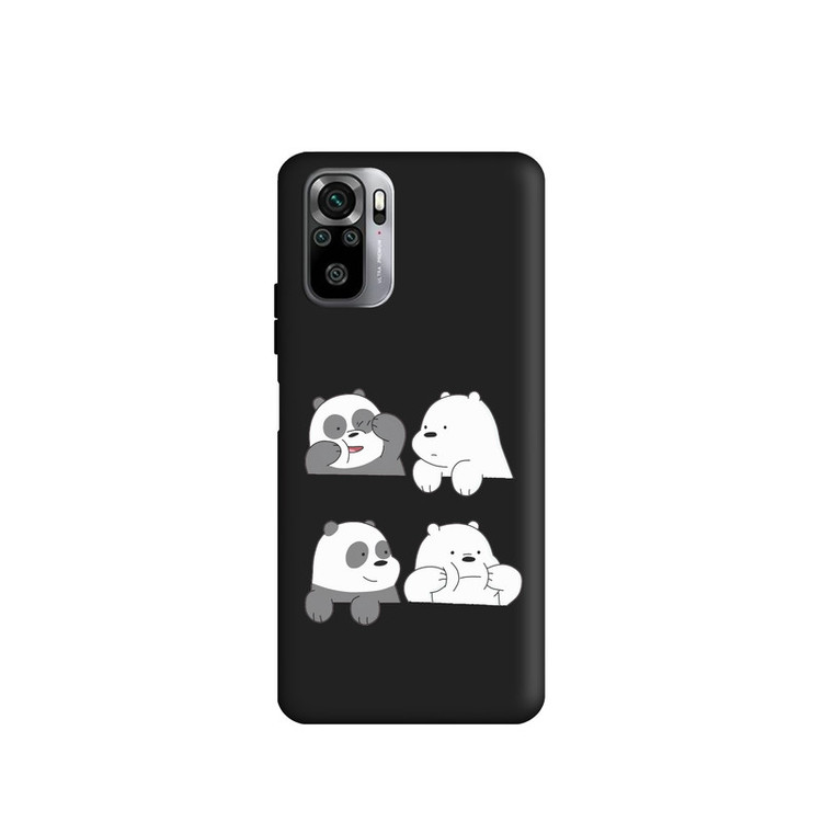کاور طرح خرس کله فندقی کد u2212 مناسب برای گوشی موبایل شیائومی Redmi Note10 4G / Redmi Note10 Lite