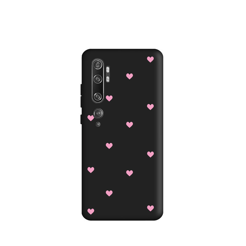 کاور طرح قلب صورتی کد y7862 مناسب برای گوشی موبایل شیائومی Mi Note 10 / Mi Note 10 pro