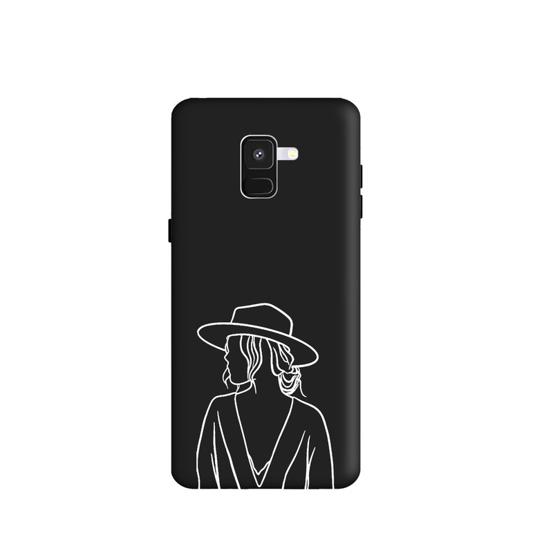 کاور طرح دخترانه مینیمال فانتزی کد y957 مناسب برای گوشی موبایل سامسونگ Galaxy A8 2018