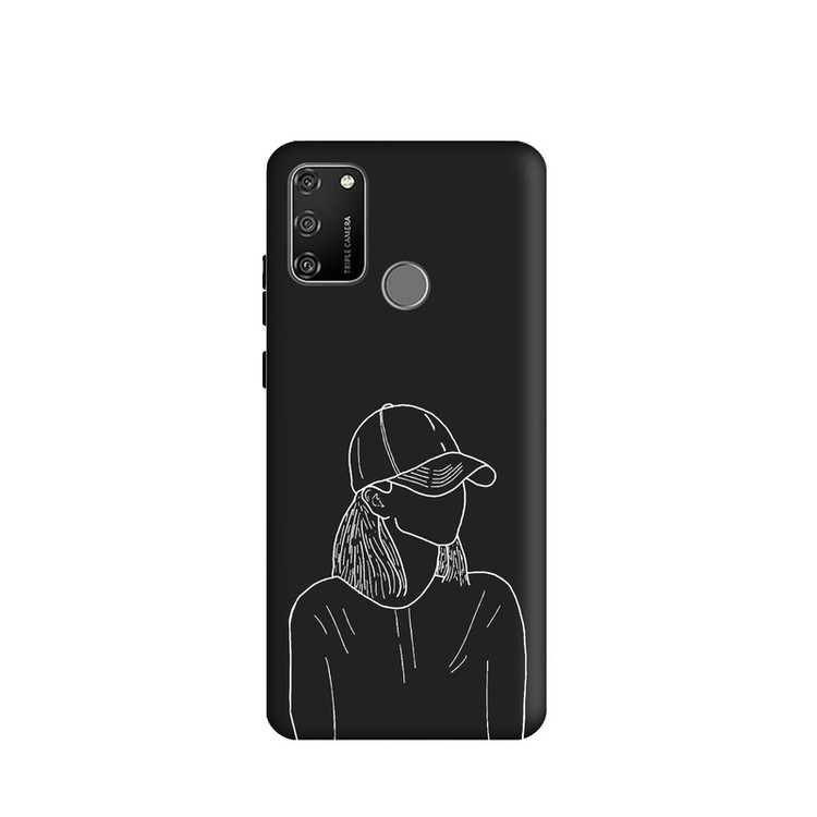 کاور طرح دخترانه مینیمال کد u656 مناسب برای گوشی موبایل هوآوی honor 9A