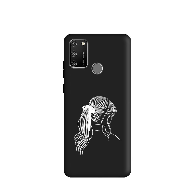 کاور طرح دخترانه مینیمال کد u657 مناسب برای گوشی موبایل هوآوی honor 9A