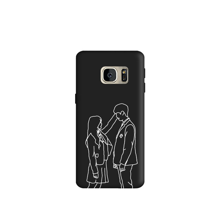 کاور طرح عاشقانه مینیمال کد y5627 مناسب برای گوشی موبایل سامسونگ Galaxy S7