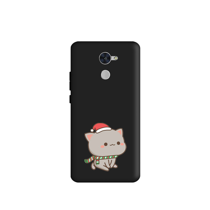 کاور طرح گربه دخترانه کد u3987 مناسب برای گوشی موبایل هوآوی Y7 Prime 2017 / Y7 2017