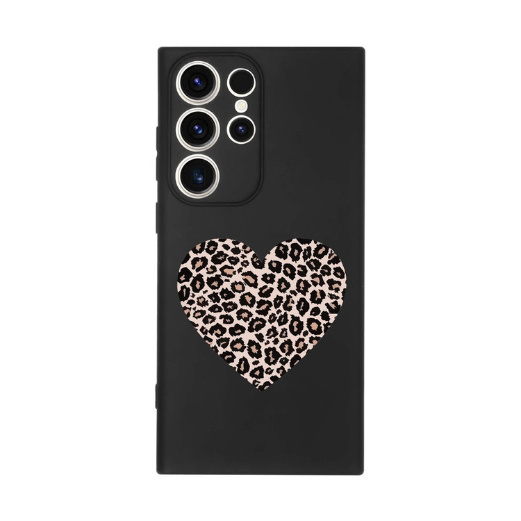 کاور قاب گارد طرح قلب پلنگی کد s10548 مناسب برای گوشی موبایل سامسونگ Galaxy S24 Ultra