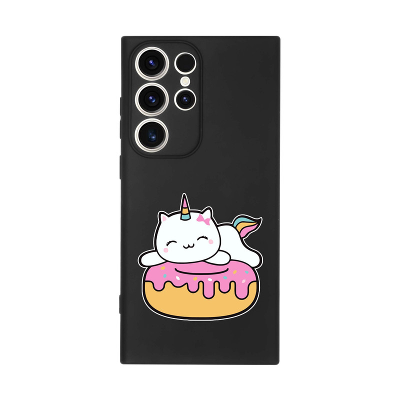 کاور قاب گارد طرح گربه دخترانه کد s10557 مناسب برای گوشی موبایل سامسونگ Galaxy S24 Ultra