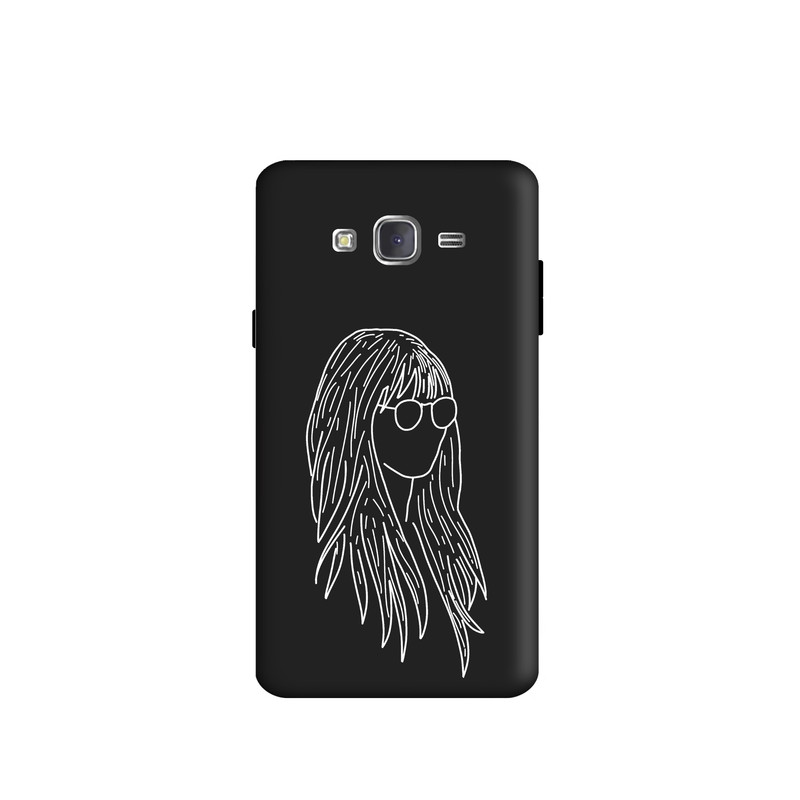 کاور طرح دختر مینیمال کد y2265 مناسب برای گوشی موبایل سامسونگ Galaxy j2 2015 / j200