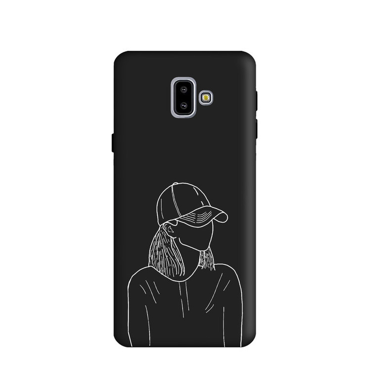 کاور طرح دخترانه مینیمال کد y3591 مناسب برای گوشی موبایل سامسونگ galaxy J6plus