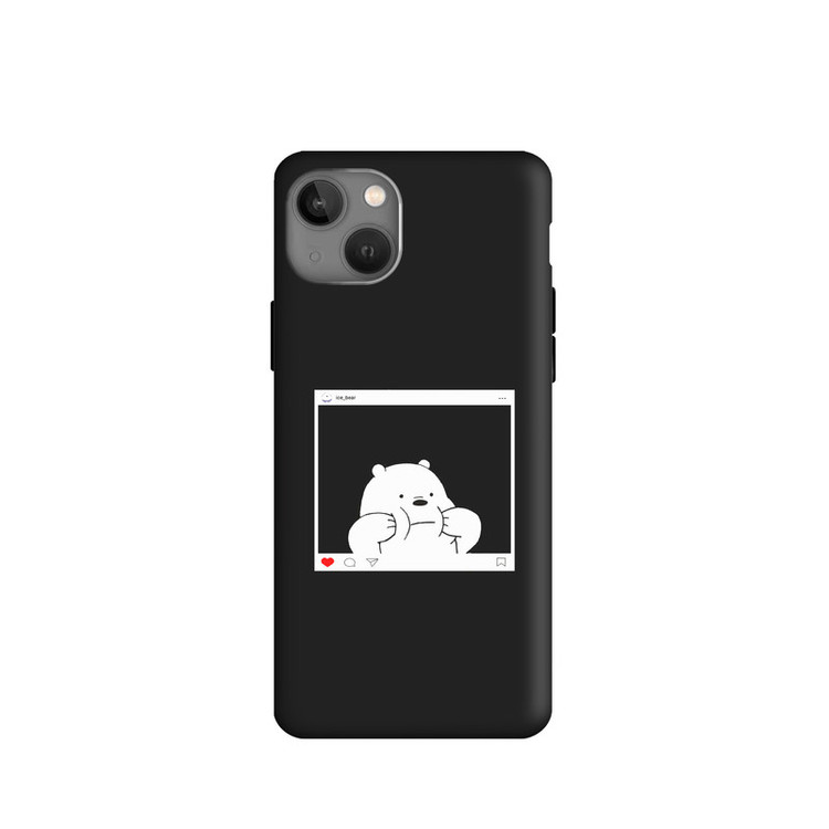 کاور طرح خرس کله فندقی کد u4741 مناسب برای گوشی موبایل اپل iPhone 13