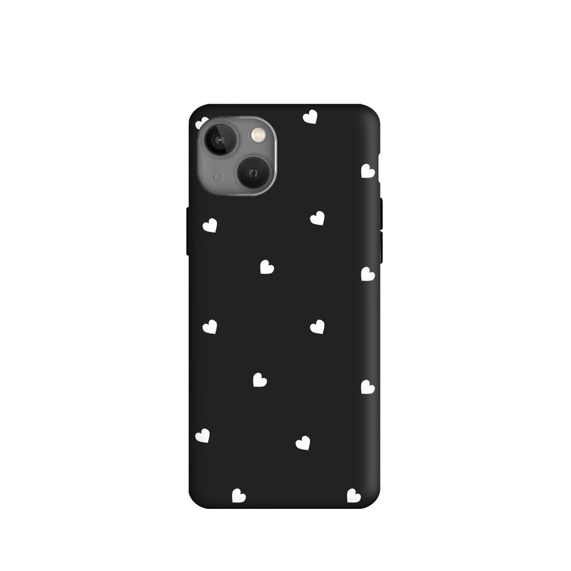 کاور طرح قلب سفید مینیمال کد u4777 مناسب برای گوشی موبایل اپل iPhone 13