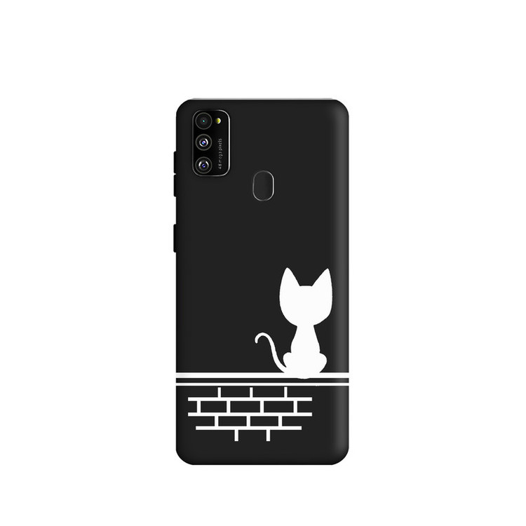 کاور طرح گربه مینیمال کد y3727 مناسب برای گوشی موبایل سامسونگ Galaxy M30s / m21