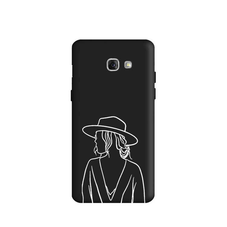 کاور طرح دخترانه مینیمال فانتزی کد y1968 مناسب برای گوشی موبایل سامسونگ Galaxy A7 2017 / A720