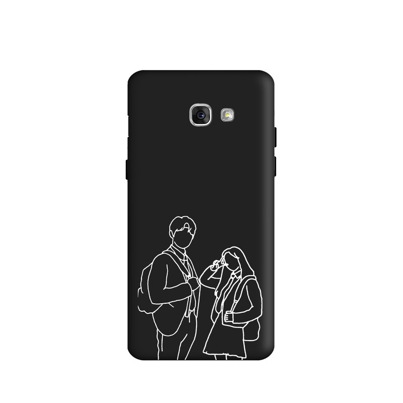 کاور طرح عاشقانه مینیمال کد y1984 مناسب برای گوشی موبایل سامسونگ Galaxy A7 2017 / A720