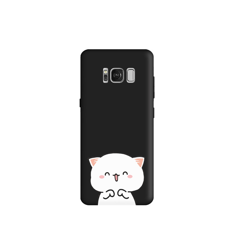 کاور طرح گربه دخترانه کد y5949 مناسب برای گوشی موبایل سامسونگ Galaxy S8 Plus