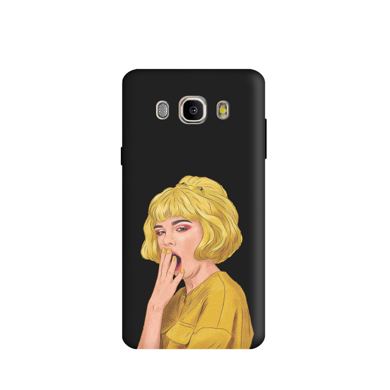 کاور طرح دختر خوابالو کد y3376 مناسب برای گوشی موبایل سامسونگ Galaxy J7 2016 / j710